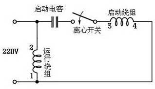 電動(dòng)機(jī)以運(yùn)行繞組線圈繼續(xù)動(dòng)作